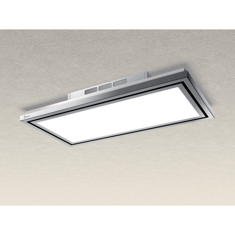 Baraldi Flexia Free Cappa cucina da soffitto 90 cm Classe A 900 m3/h - Inox