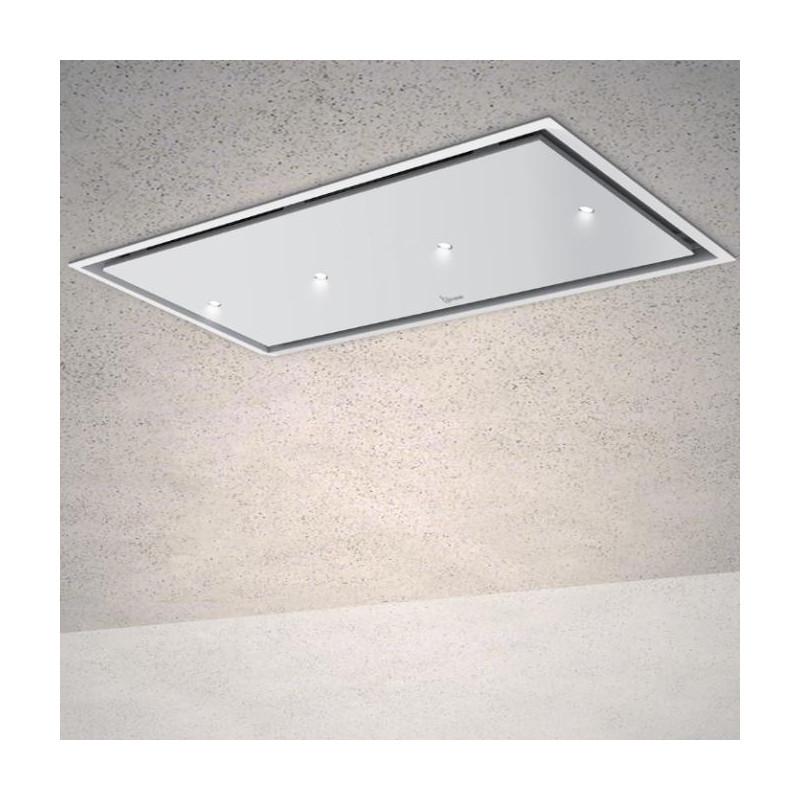 Baraldi Gea Flat Cappa Cucina Da Soffitto 120 Cm 01GEAFL120WHSP - Bianco