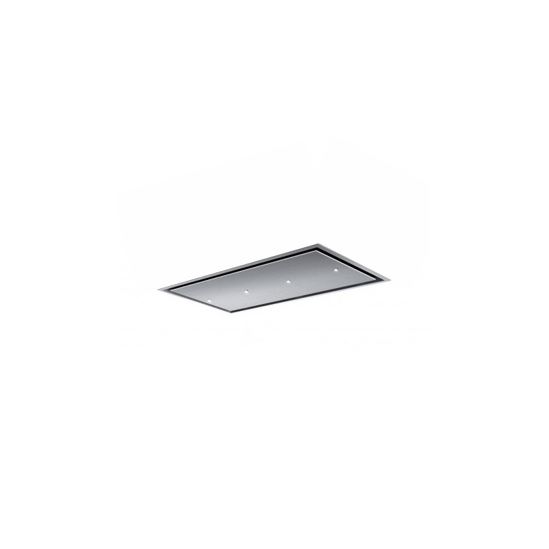 Baraldi Gea Flat Cappa Cucina da soffitto 120 cm 01GEAF120SVWSL - Inox