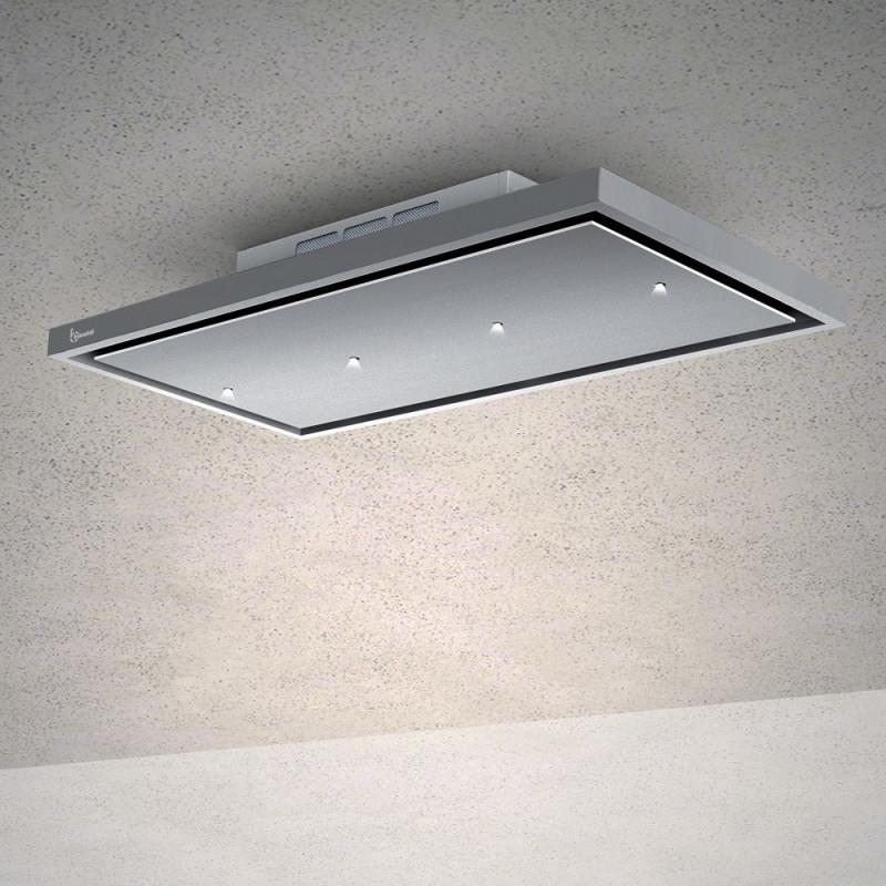 Baraldi GEA Free Cappa Cucina Da Soffitto 120 Cm Classe A 1300 M3/h - Inox
