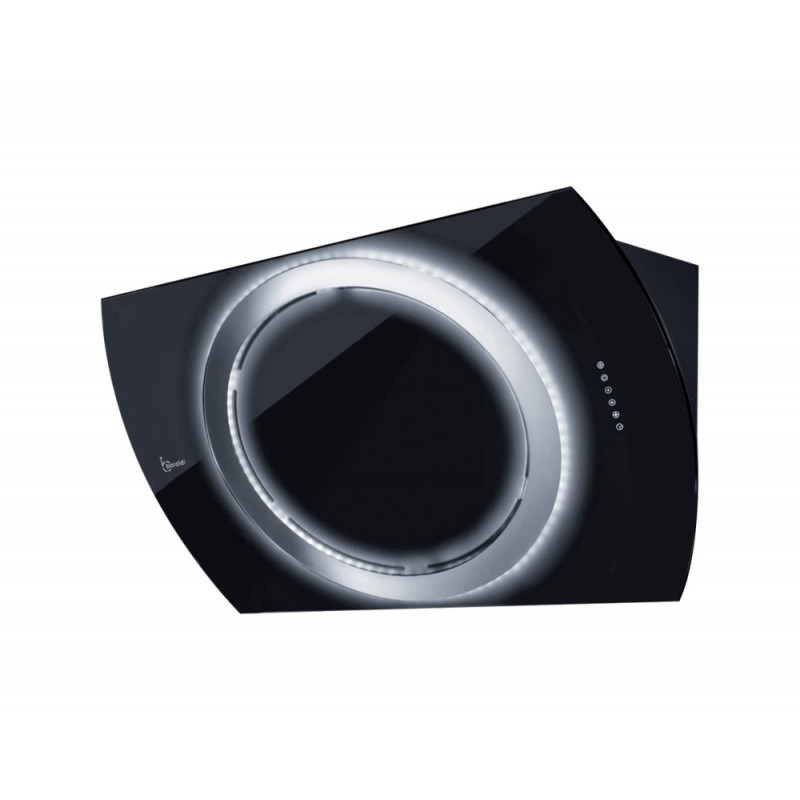 Baraldi Nima Cappa Cucina Aspirante A Parete 90 Cm 900 M3/h - Nero