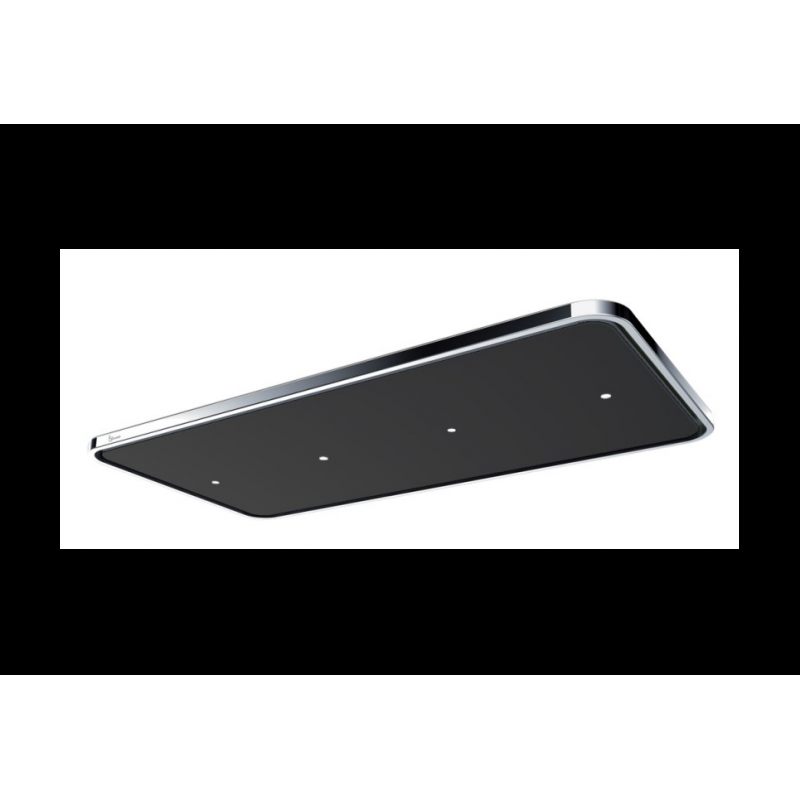Baraldi Nota Soffitto Cappa Cucina Da Soffitto 90 Cm 01NOTSO090BL - Cromo/nero