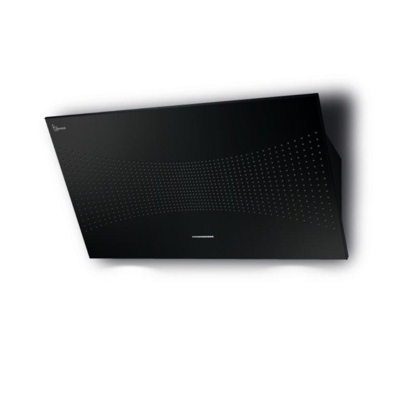 Baraldi PRATIKA Cappa Cucina A Parete 90 Cm 800 M3/h - Nero