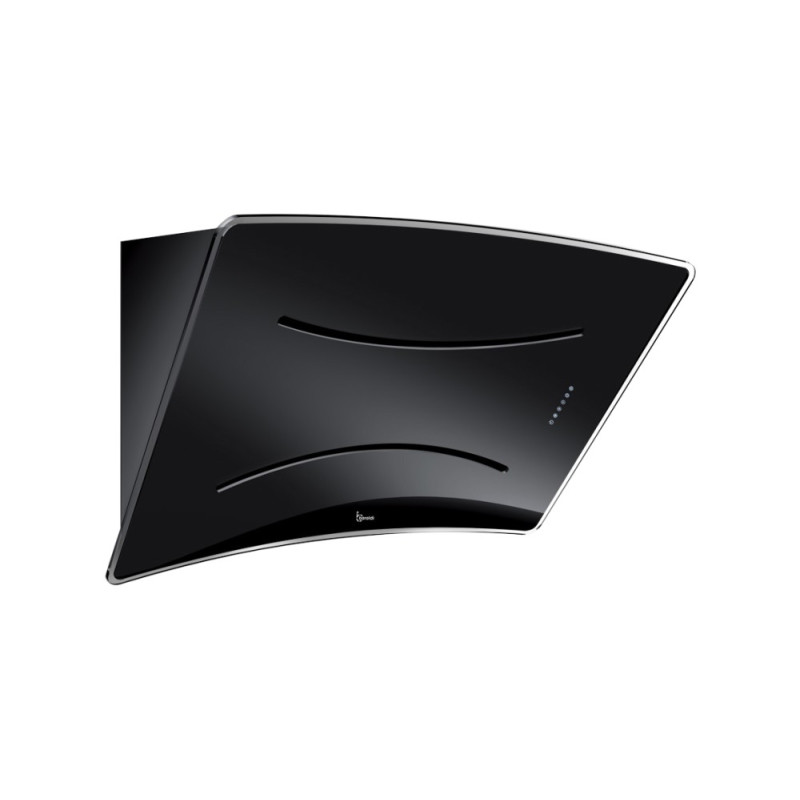 Baraldi ROXY Cappa Cucina A Parete 90 Cm 800 M3/h - Vetro Nero