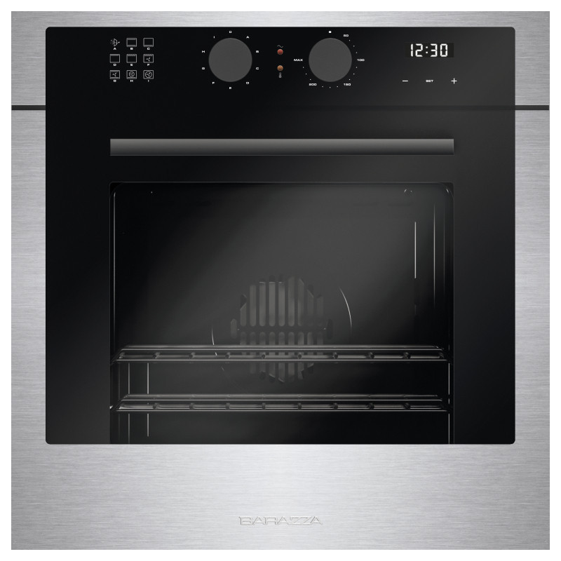Barazza 1FCYPI forno 65 L 2700 W A Nero Cromo satinato Acciaio inox