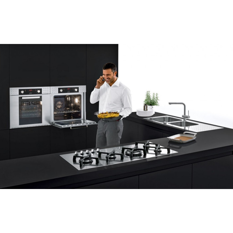 Barazza 1IS6060 Lavello Lavello Montato Su Piano Rettangolare Acciaio Inox