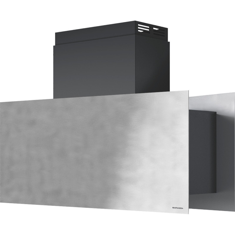 Barazza 1KUNI91 cappa aspirante Cappa aspirante a isola Nero Acciaio inox 800 m³/h A