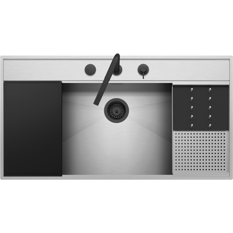 Barazza 1LFX101NK lavello Lavello ad incasso Rettangolare Acciaio inox