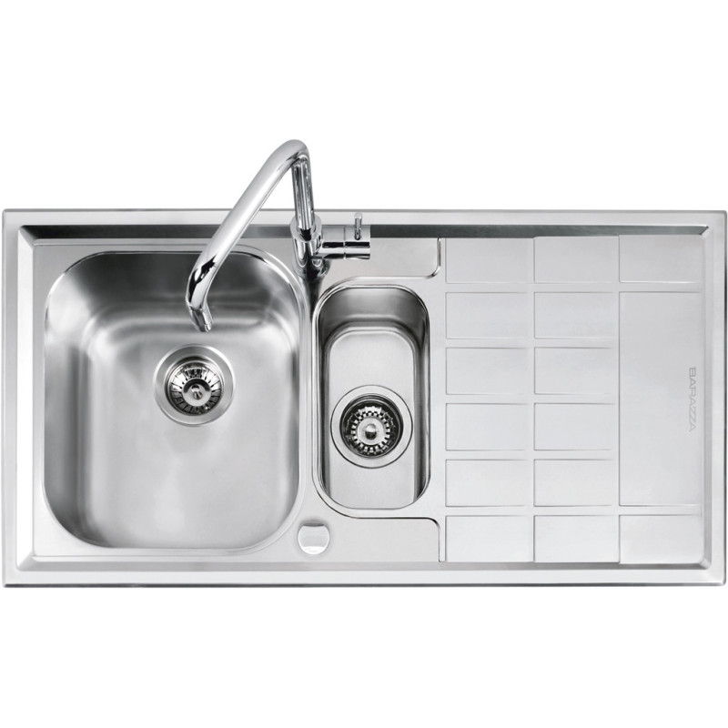Barazza 1LLV100/D lavello Lavello ad incasso Rettangolare Acciaio inox