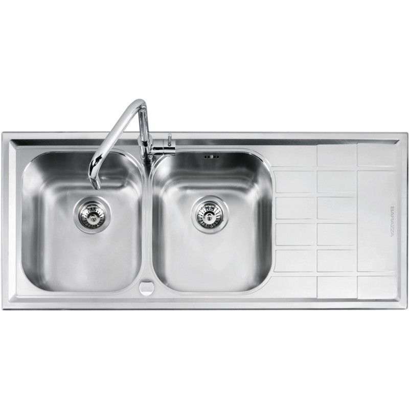 Barazza 1LLV120/2D lavello Lavello ad incasso Rettangolare Acciaio inox