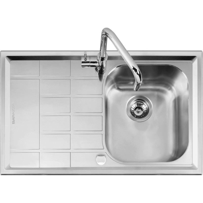 Barazza 1LLV90/1S lavello Lavello ad incasso Rettangolare Acciaio inox