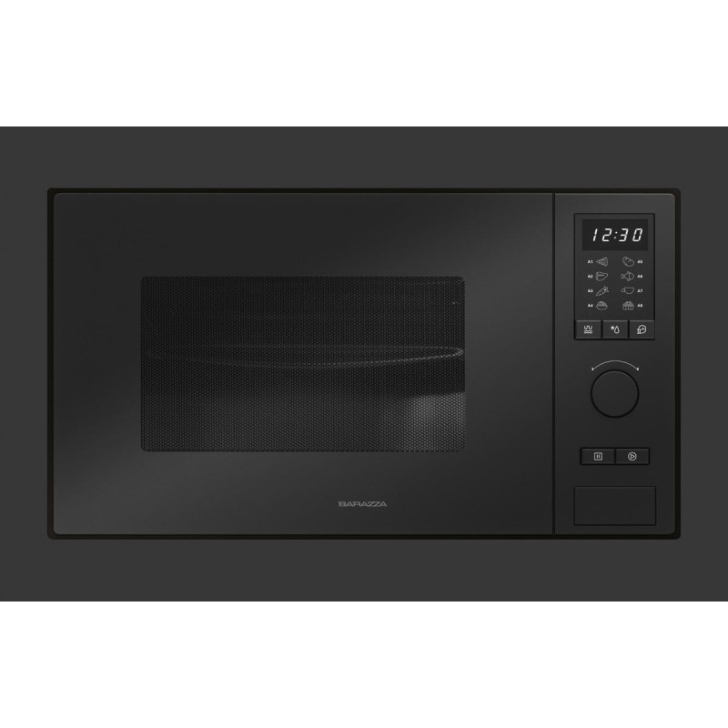 Barazza 1MOGN Forno A Microonde Da Incasso Microonde Con Grill 25 L 1450 W Nero