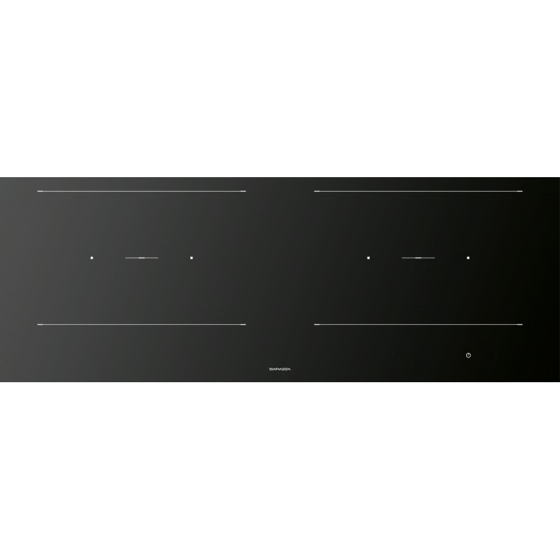 Barazza 1PIDC120N piano cottura Nero Da incasso 120 cm Piano cottura a induzione 4 Fornello(i)