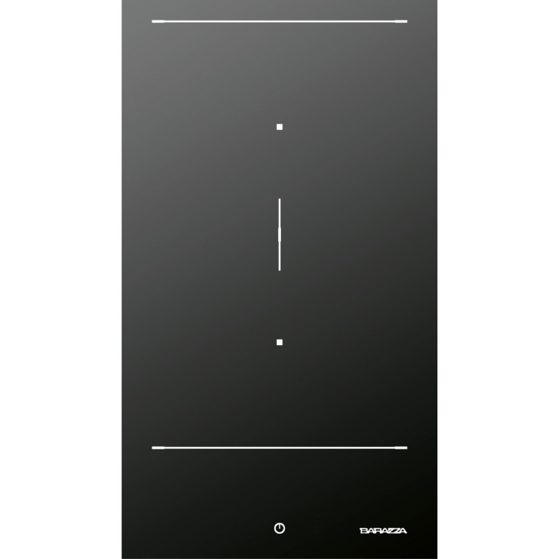 Barazza 1PIDC30N Piano Cottura Nero Da Incasso 30 Cm Piano Cottura A Induzione 2 Fornello(i)