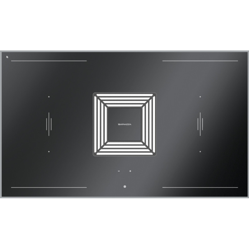 Barazza 1PKZP9N Piano Cottura Nero Da Incasso 90 Cm Piano Cottura A Induzione 4 Fornello(i)