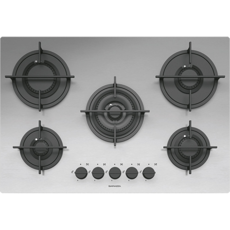 Barazza 1PMD75 Piano Cottura Acciaio Inox Da Incasso 75 Cm Gas 5 Fornello(i)