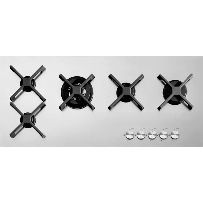 Barazza 1PSPF105 Piano Cottura Acciaio Inox Da Incasso 100 Cm Gas 5 Fornello(i)