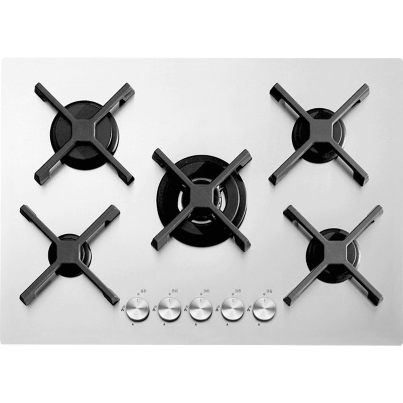 Barazza 1PSPF75 piano cottura Acciaio inox Da incasso 70 cm Gas 5 Fornello(i)