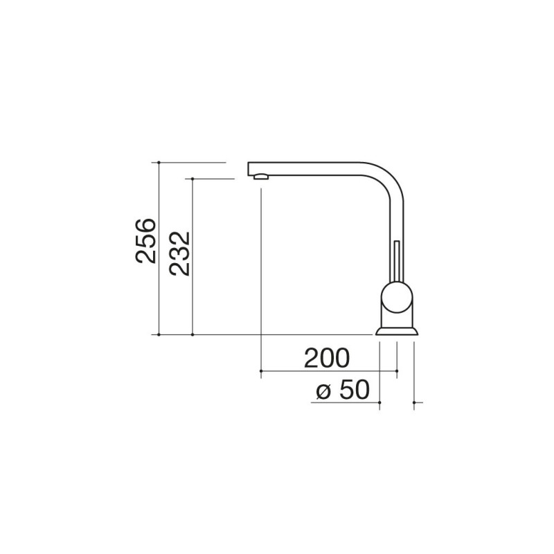 Barazza 1RUBMFSC Rubinetto Acciaio Inox