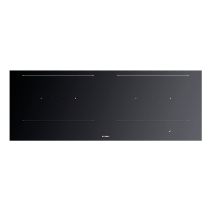 Barazza PLID12 Piano Cottura Nero Da Incasso 120 Cm Piano Cottura A Induzione 4 Fornello(i)