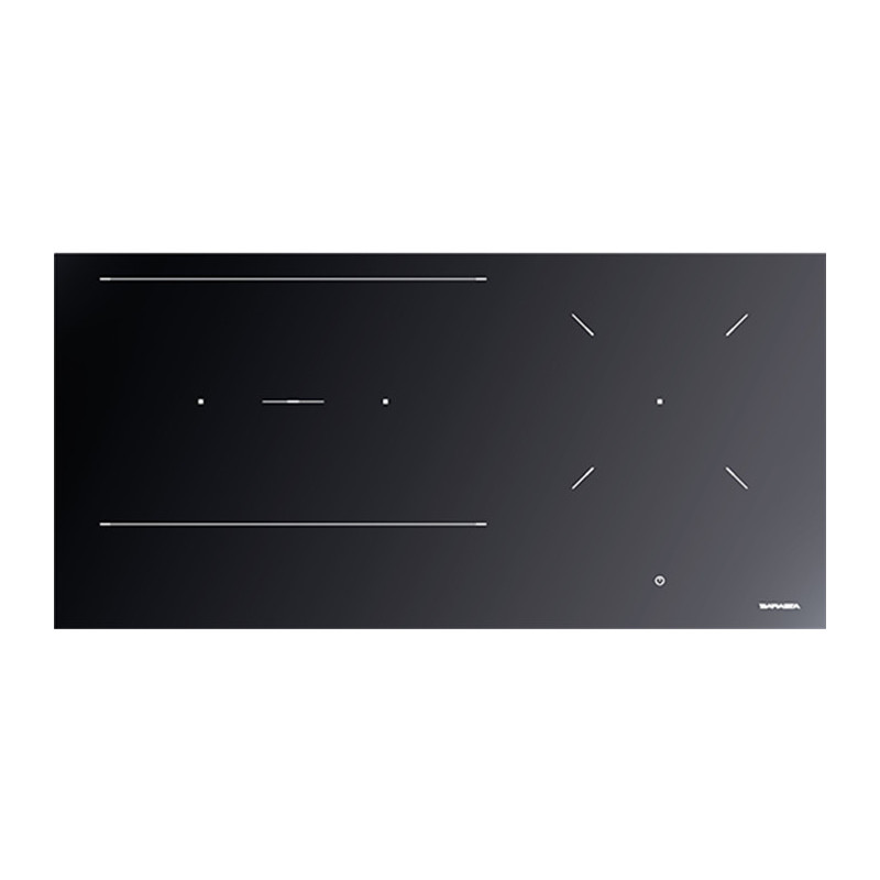 Barazza PMID9 Piano Cottura Nero Da Incasso 90 Cm Piano Cottura A Induzione 3 Fornello(i)