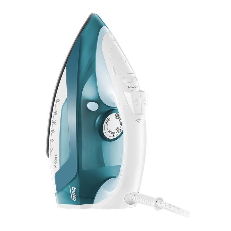 Beko SIM4123T Ferro A Vapore Piastra In Ceramica 2300 W Verde Bianco