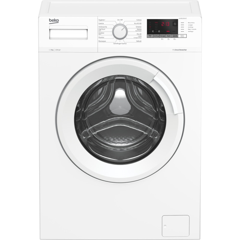 Beko WUXR81282WI/IT Lavatrice Caricamento Frontale 8 Kg 1200 Giri/min Bianco