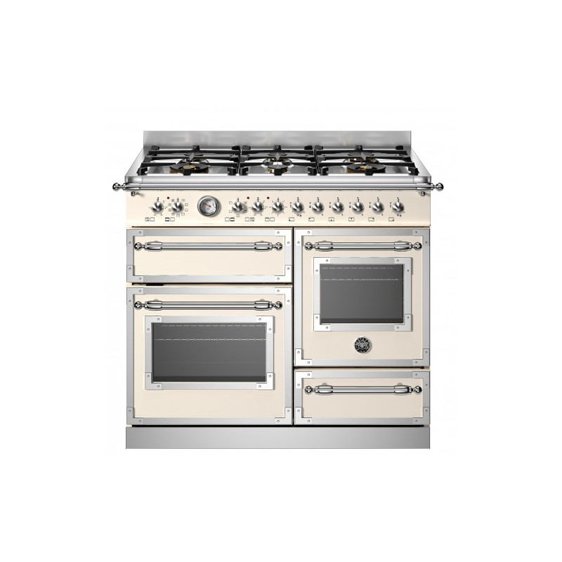 Bertazzoni HER106L3EAVT cucina Elettrico Gas Avorio Acciaio inox A