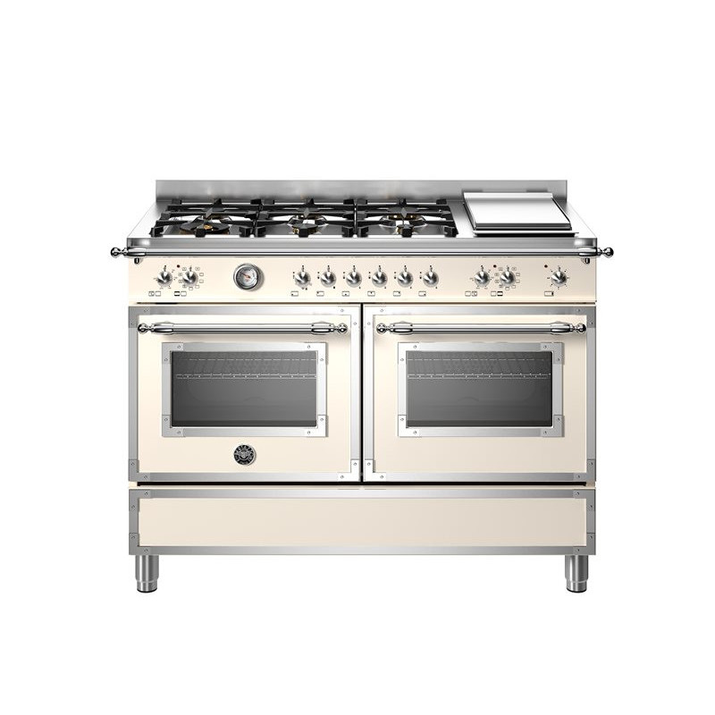 Bertazzoni HER126G2EAVT cucina Elettrico Gas Avorio Acciaio inox A