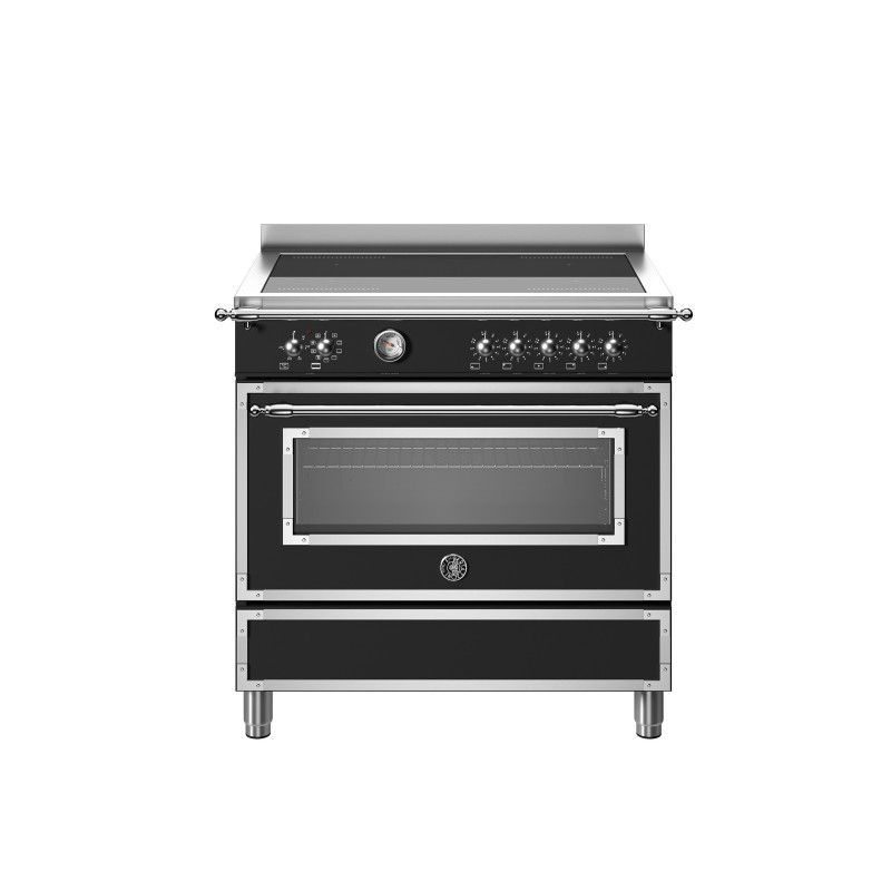 Bertazzoni HER95I1EAVT Cucina Elettrico Piano Cottura A Induzione Nero Acciaio Inox A