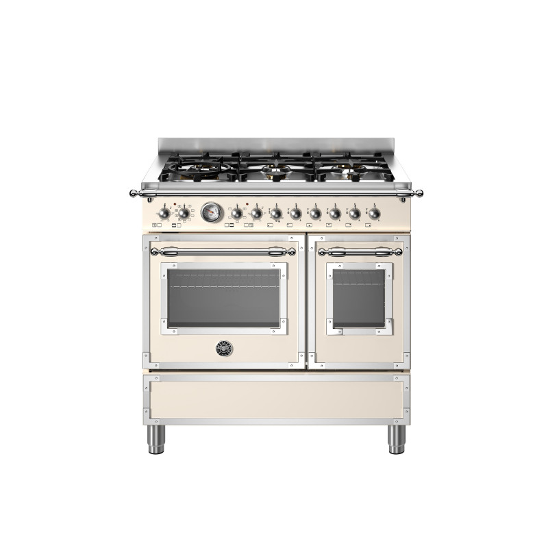 Bertazzoni HER96L2EAVT Cucina Elettrico Gas Beige Acciaio Inox A