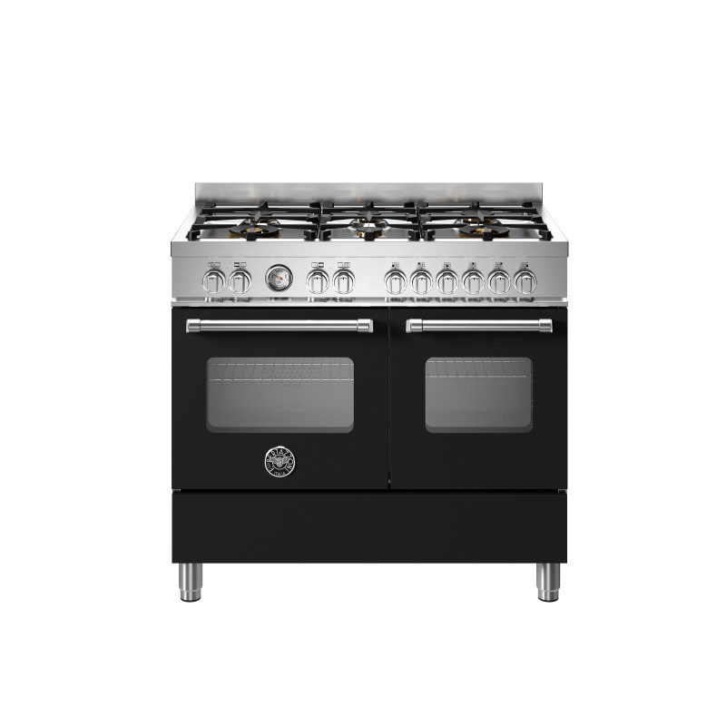 Bertazzoni MAS106L2ENET Cucina Elettrico Gas Nero Acciaio Inox A