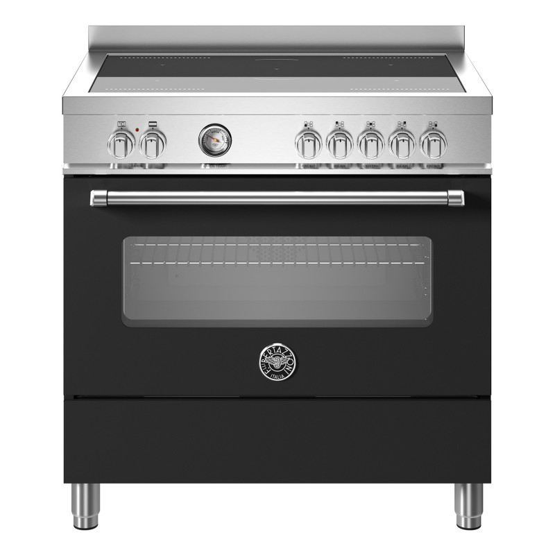Bertazzoni MAS95I1ENET cucina Elettrico Piano cottura a induzione Nero Acciaio inox A