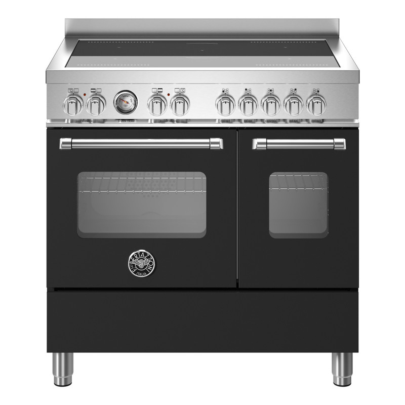 Bertazzoni MAS95I2ENET Cucina Elettrico Piano Cottura A Induzione Nero Acciaio Inox A