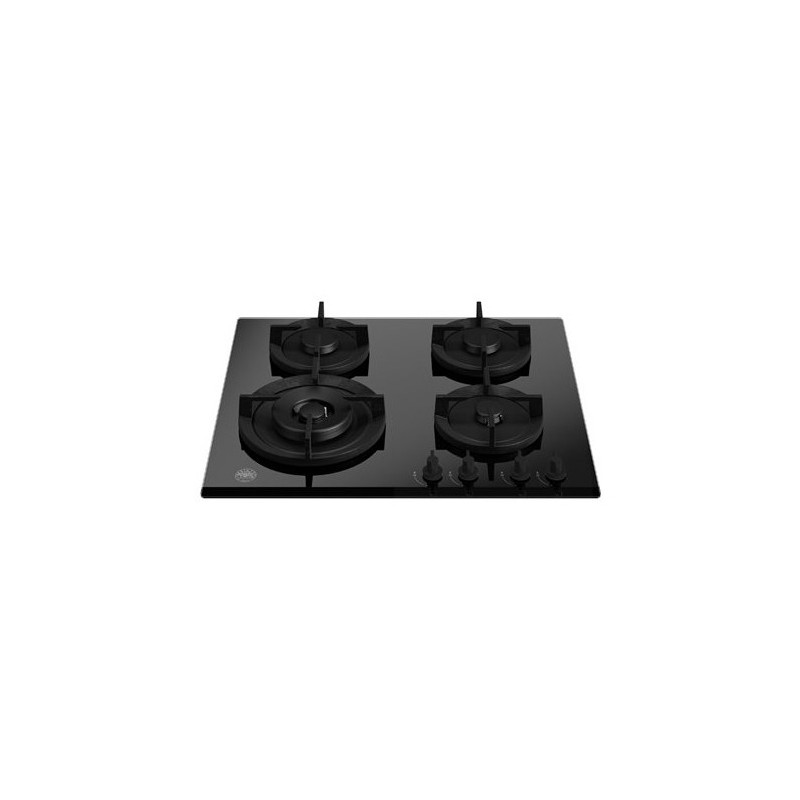 Bertazzoni P604LMODGNE piano cottura Nero Da incasso 60 cm Gas 4 Fornello(i)