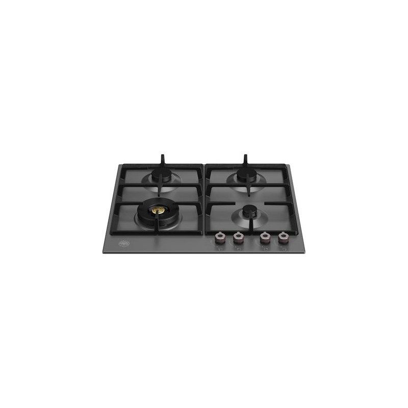 Bertazzoni P604LPRONE Piano Cottura Nero 60 Cm Gas 4 Fornello(i)