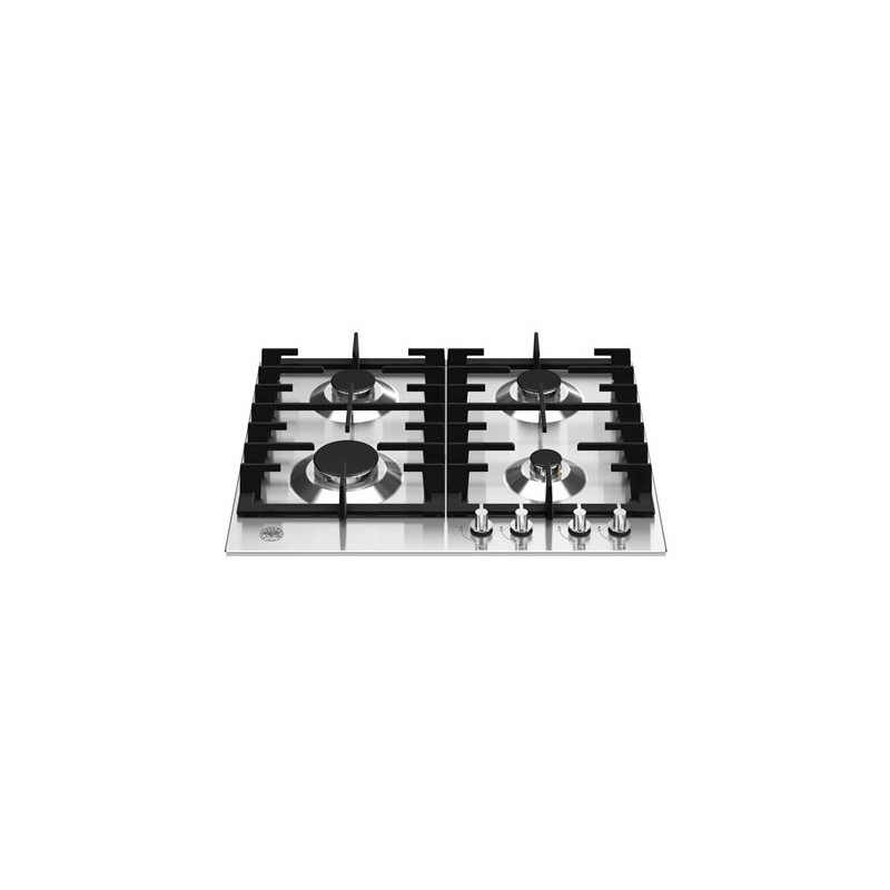 Bertazzoni P604MODX Piano Cottura Argento 60 Cm Gas 4 Fornello(i)