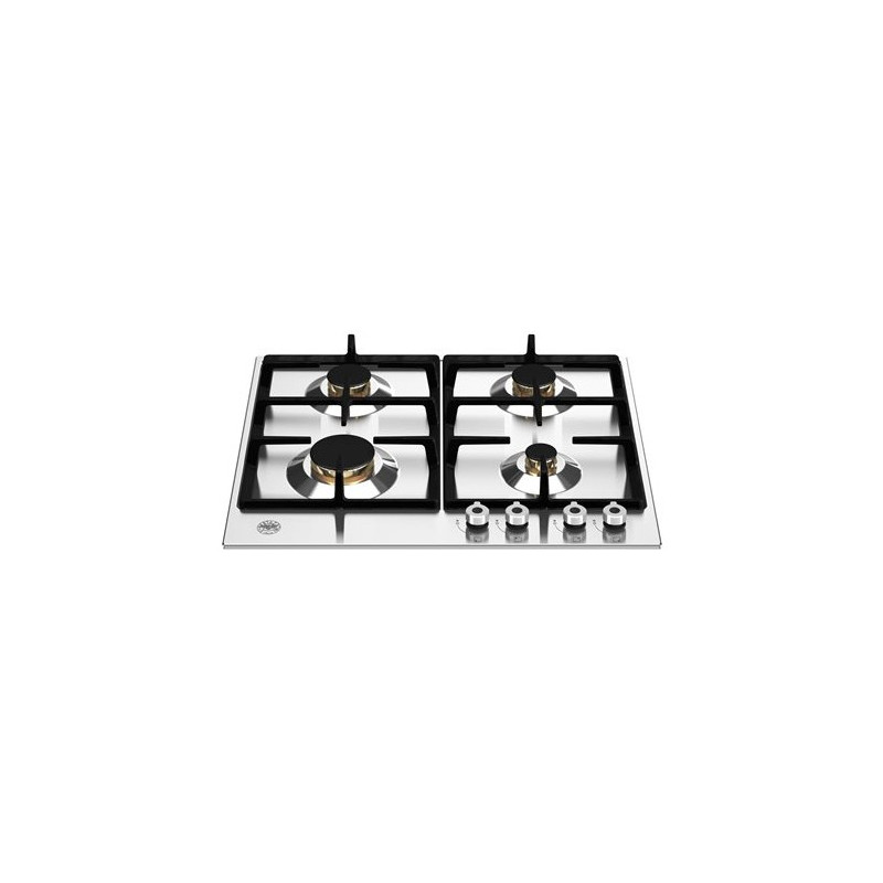 Bertazzoni P604PROX Piano Cottura Argento 60 Cm Gas 4 Fornello(i)