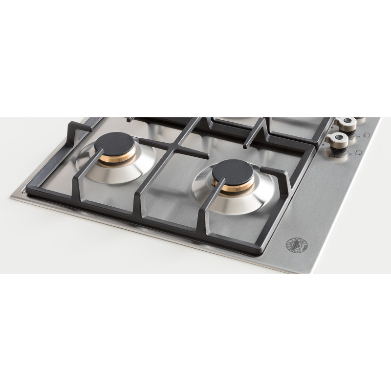 Bertazzoni P604PROX Piano Cottura Argento 60 Cm Gas 4 Fornello(i)