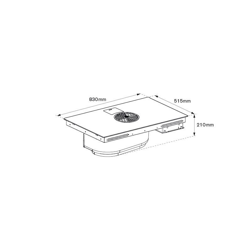 Bertazzoni P804ICH2M30NC Piano Cottura Nero Superficie Piana 80 Cm Piano Cottura A Induzione 4 Fornello(i)