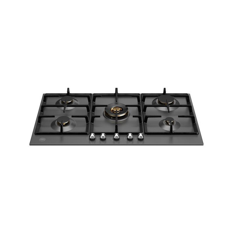 Bertazzoni P905CHERNE Piano Cottura Nero Da Incasso 90 Cm Gas 5 Fornello(i)
