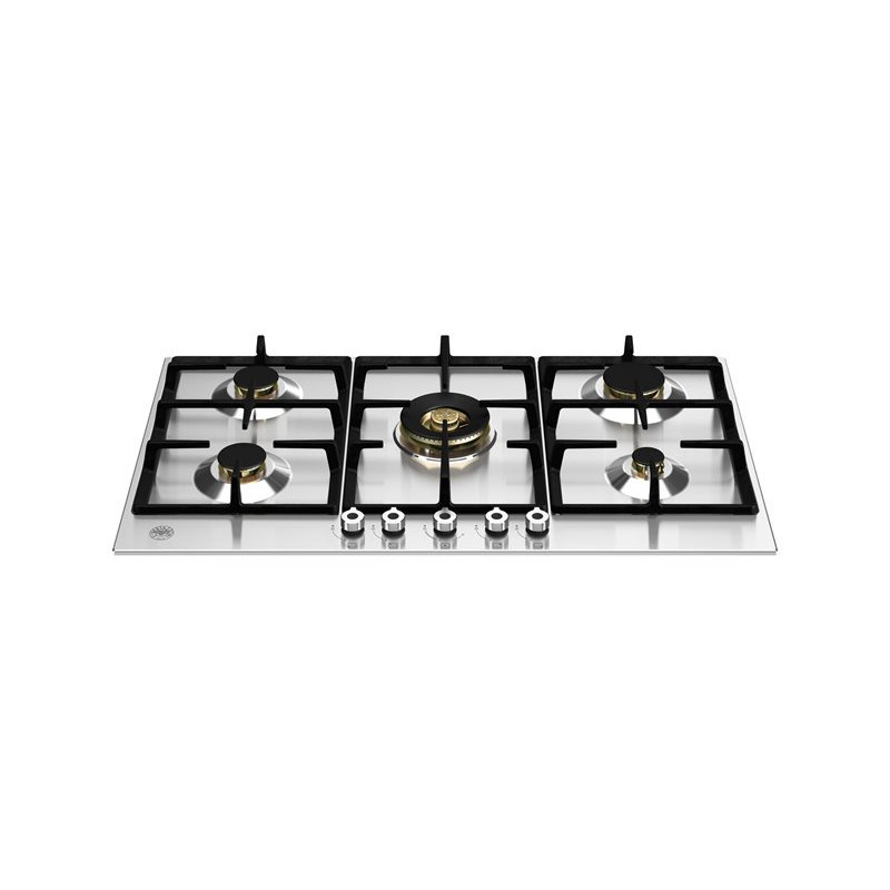 Bertazzoni P905CPROX Piano Cottura Bianco Da Incasso 90 Cm Gas 5 Fornello(i)