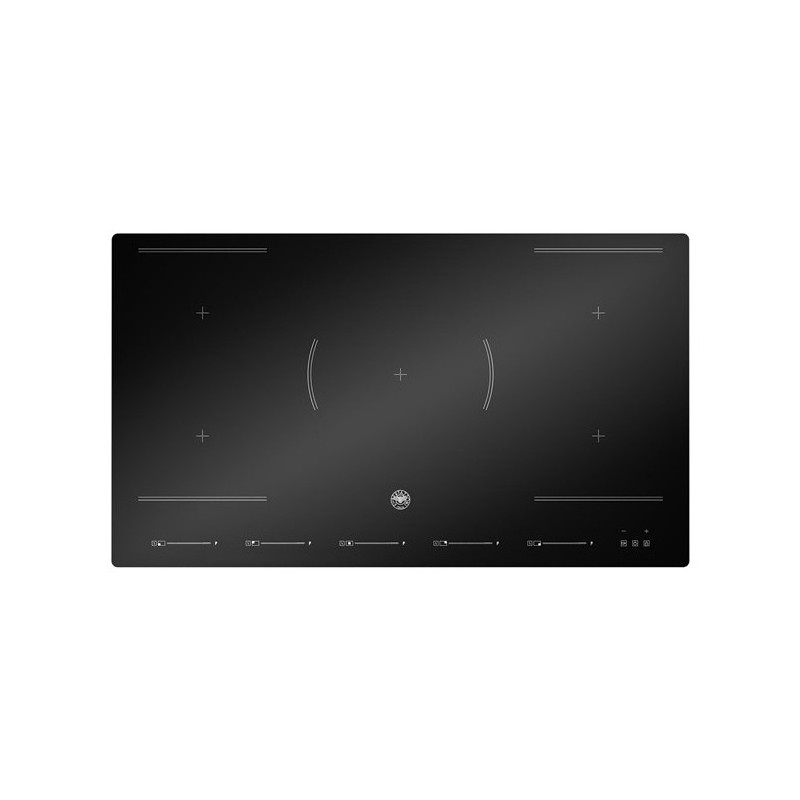 Bertazzoni P905I2M30NV piano cottura Nero Bianco Da incasso 90 cm Piano cottura a induzione 5 Fornello(i)