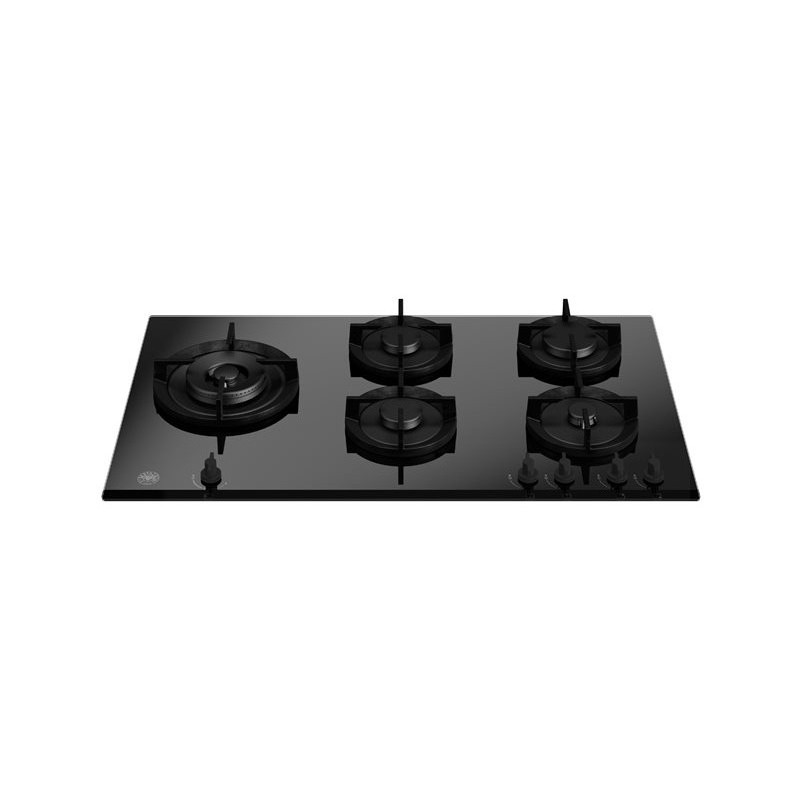 Bertazzoni P905LMODGNE Piano Cottura Nero Da Incasso 90 Cm Gas 5 Fornello(i)