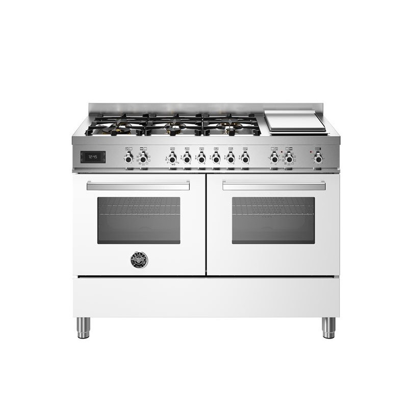 Bertazzoni PRO126G2EBIT cucina Elettrico Gas Acciaio inox Bianco A