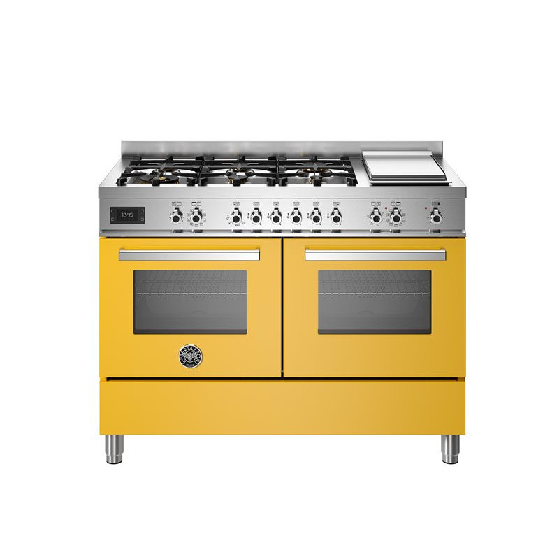 Bertazzoni PRO126G2EGIT Cucina Elettrico Gas Acciaio Inox Giallo A