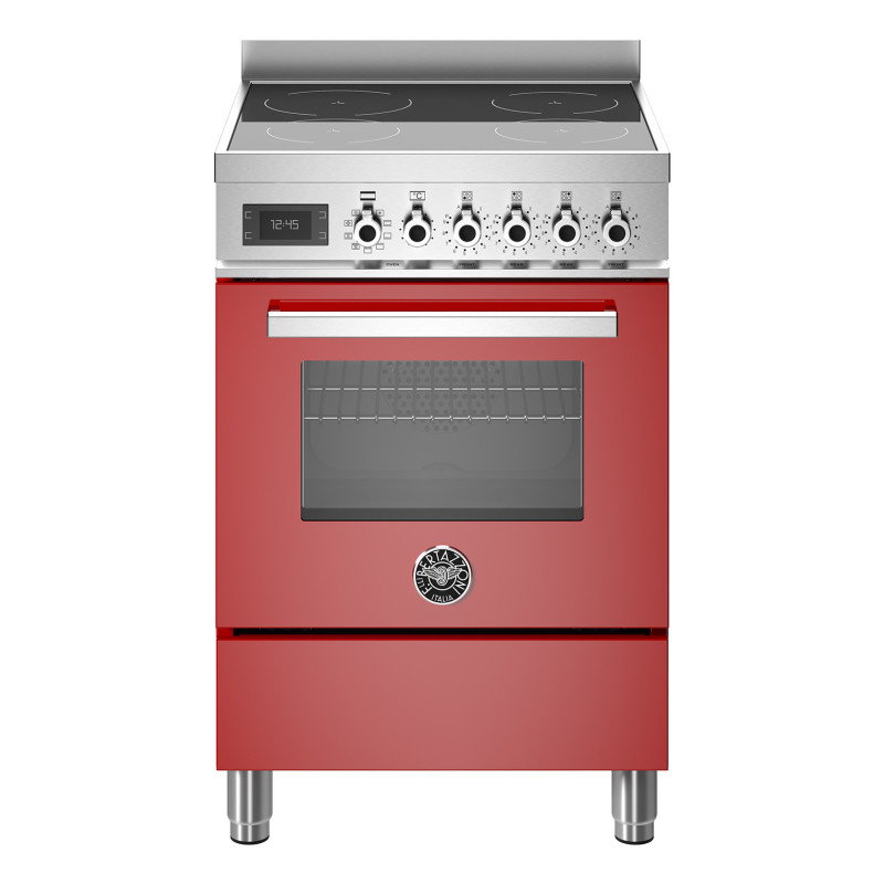 Bertazzoni PRO64I1EROT cucina Elettrico Piano cottura a induzione Rosso A