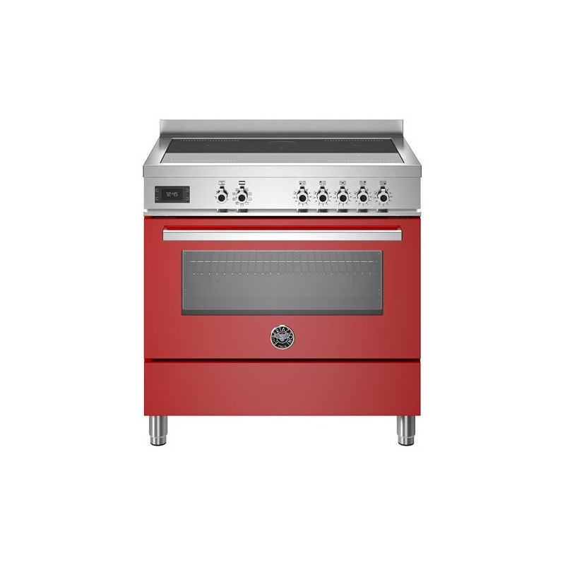 Bertazzoni PRO95I1EROT cucina Elettrico Piano cottura a induzione Rosso A