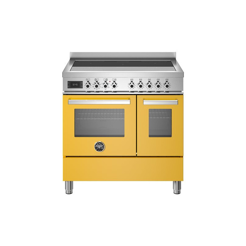Bertazzoni PRO95I2EGIT Cucina Elettrico Piano Cottura A Induzione Grigio Giallo A+