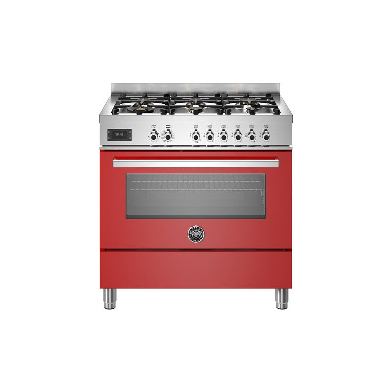 Bertazzoni PRO96L1EROT cucina Elettrico Gas Rosso A